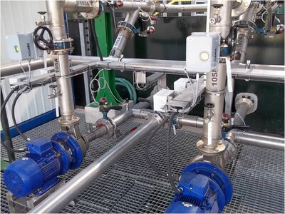 Czluchow (Polsko) &ndash; přečerp&aacute;vac&iacute; stanice kapaln&yacute;ch hnojiv